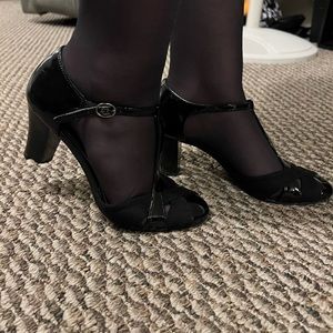 Black High Heels Size 6